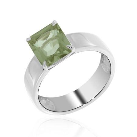 Купить кольцо из серебра с ситаллом в интернет-магазине KRASNOE