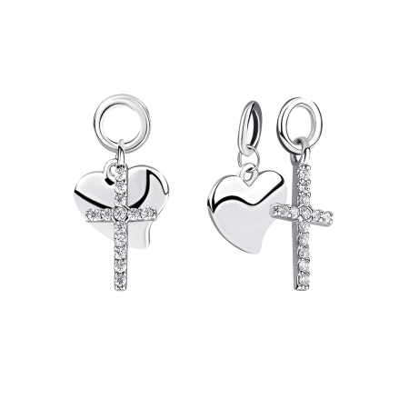 Купить подвеска из серебра с фианитами