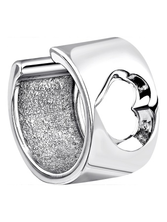 Серьги из серебра без вставок 2340404896 от KRASNOE, металл Серебро, вставка Без вставок