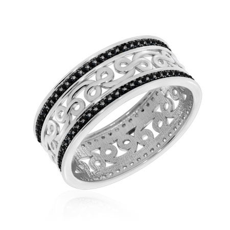 Купить кольцо из серебра с ситаллами в интернет-магазине KRASNOE