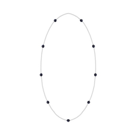 Колье из серебра с авантюрином