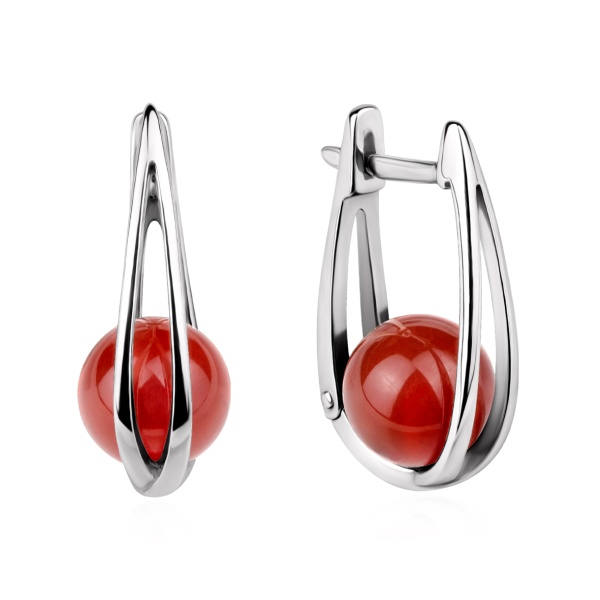 Серьги из серебра 