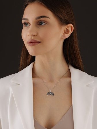 Купить подвеска из серебра без вставок