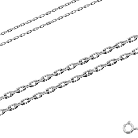 Цепь из серебра без вставок