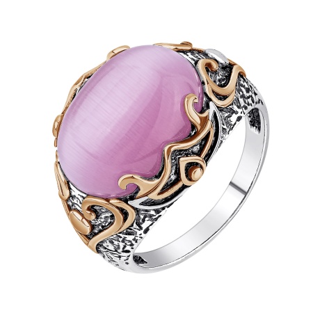 Купить кольцо из серебра с кошачим глазом в интернет-магазине KRASNOE