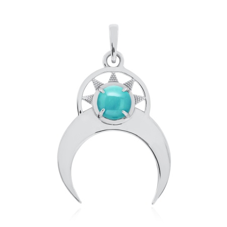 Купить подвеска из серебра с бирюзой