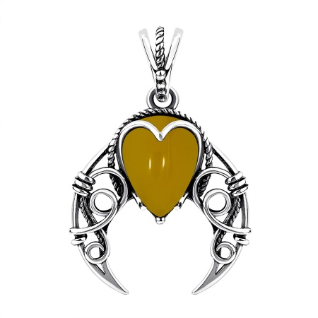 Купить подвеска из серебра с агатом