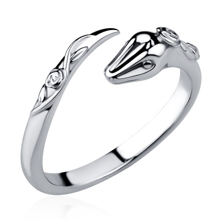 Купить кольцо из серебра без вставок в интернет-магазине KRASNOE