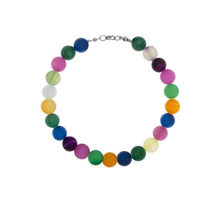 Купить браслет из серебра с агатами и агатами