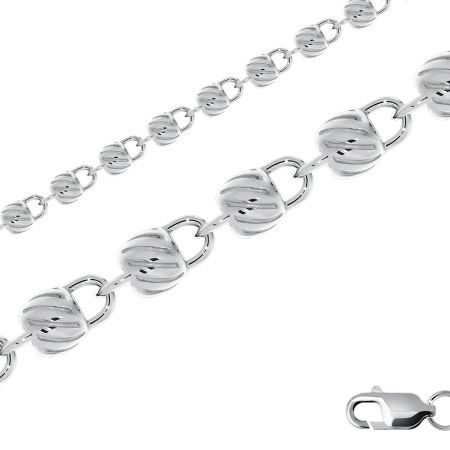 Купить браслет из серебра с фианитом