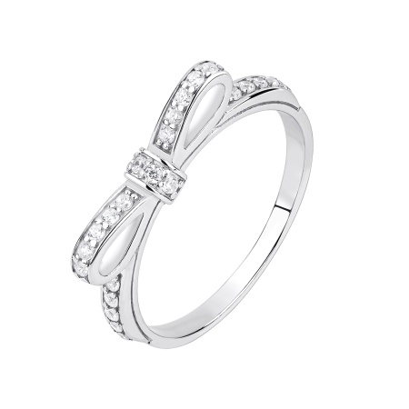 Купить кольцо из серебра с фианитами в интернет-магазине KRASNOE