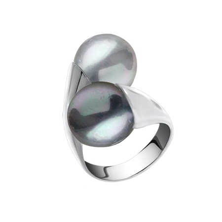 Купить кольцо из серебра с жемчугом в интернет-магазине KRASNOE