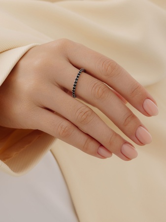 Купить кольцо из серебра с ситаллами в интернет-магазине KRASNOE