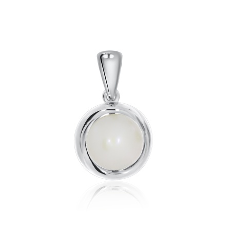Купить подвеска из серебра с жемчугом
