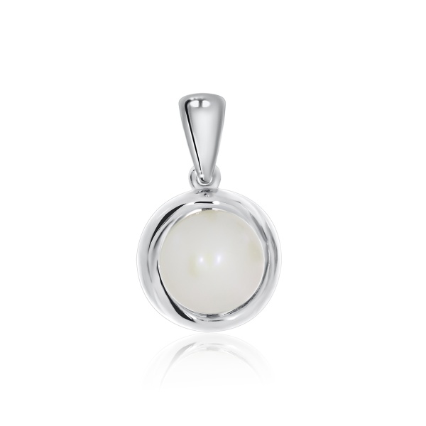 Купить подвеска из серебра с жемчугом