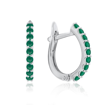 Серьги из серебра с агатами 2340391315-1-60 от KRASNOE, металл Серебро, вставка Агат Серьги из серебра с агатами 2340391315-1-60 от KRASNOE, металл Серебро, вставка Агат