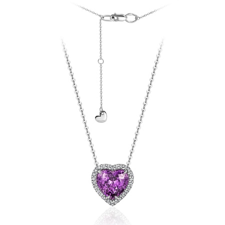 Колье из золота со шпинелью и бриллиантами