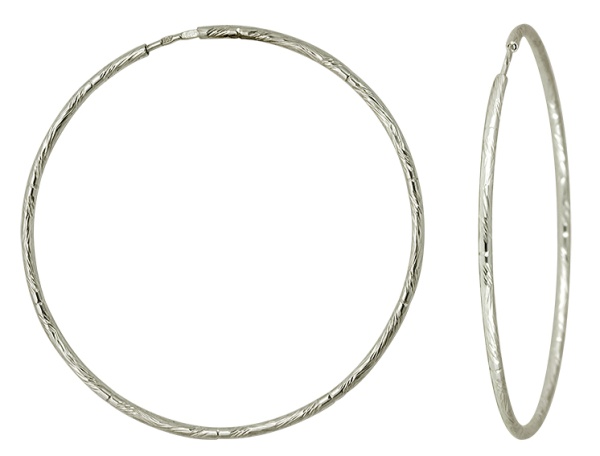 Серьги из серебра без вставок 3400817051-10 от KRASNOE, металл Серебро, вставка Без вставок