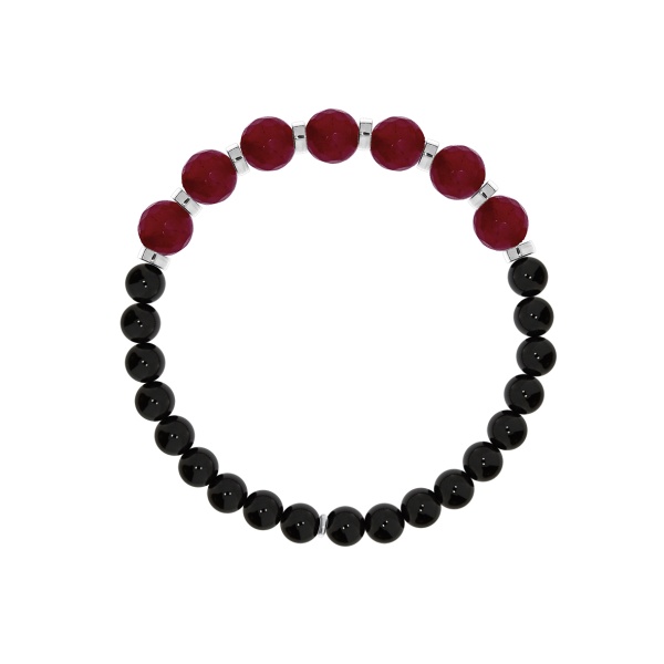 Купить браслет из серебра с агатами