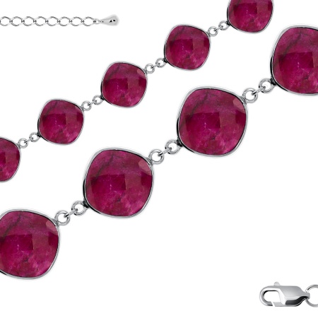 Купить браслет из серебра с агатами