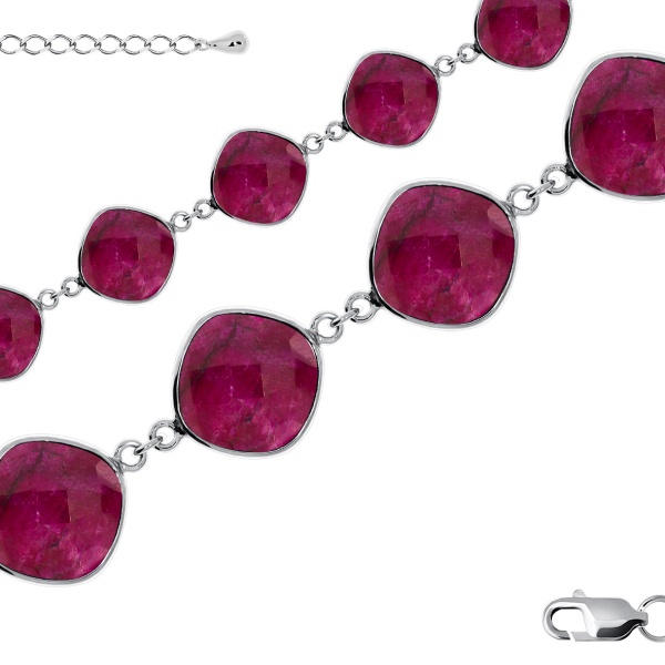 Купить браслет из серебра с агатами