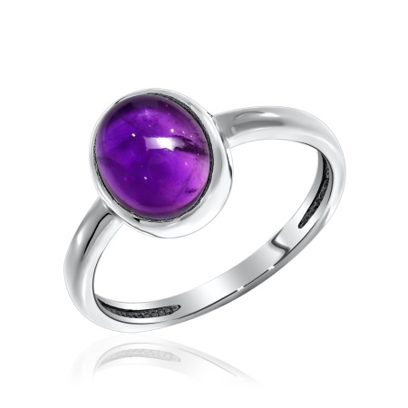 Купить кольцо из серебра с аметист в интернет-магазине KRASNOE