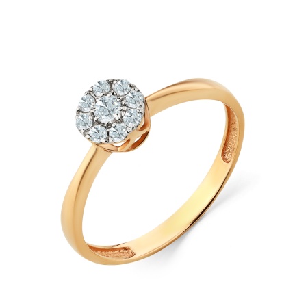 Купить кольцо из золота с фианитом в интернет-магазине KRASNOE