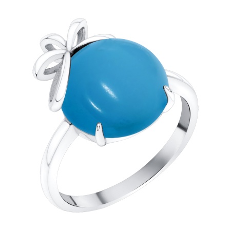 Купить кольца из серебра с бирюзой в интернет-магазине KRASNOE
