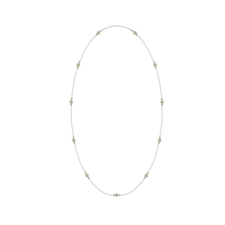 Колье из серебра с перламутрами и жемчугами 8340496155-100