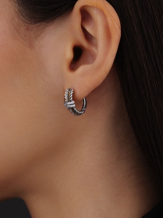 Серьги из серебра