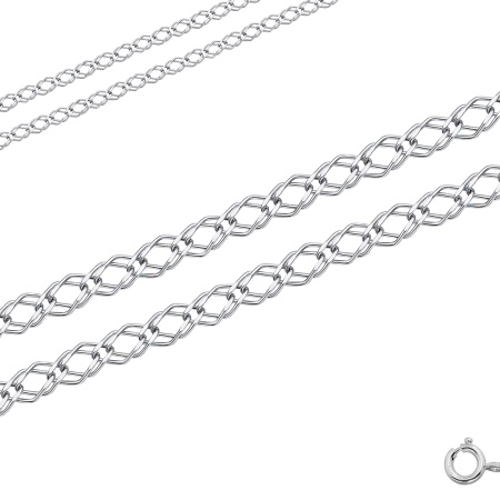 Цепь из серебра без вставок