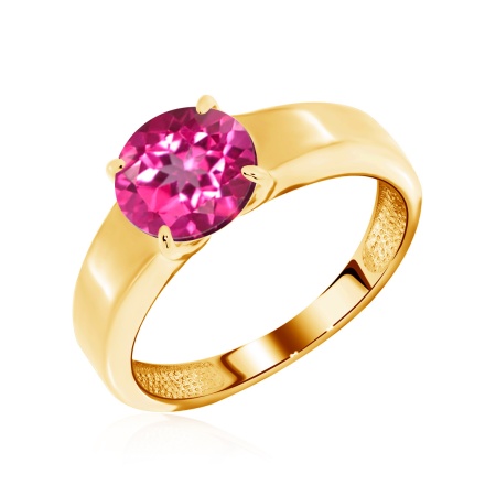 Купить кольцо из серебра с топазом в интернет-магазине KRASNOE