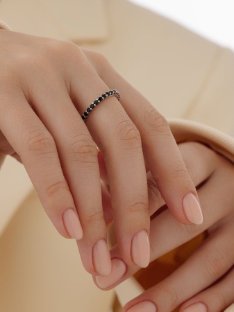 Купить кольцо из серебра с ситаллами в интернет-магазине KRASNOE