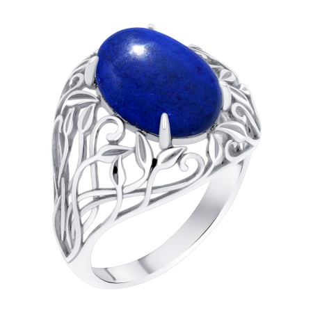 Купить кольцо из серебра с кошачьим глазом в интернет-магазине KRASNOE