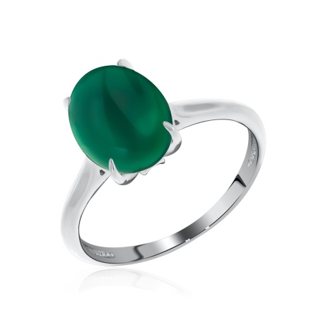 Купить кольцо из серебра с агатами в интернет-магазине KRASNOE