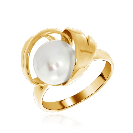 Кольцо из серебра с жемчугом и жемчугами со скидкой