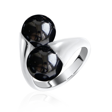 Купить кольцо из серебра с агатами в интернет-магазине KRASNOE