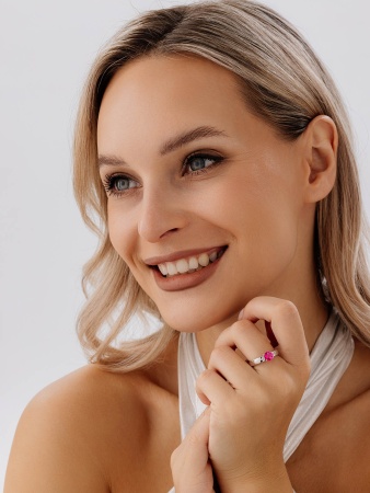 Купить кольцо из серебра с  в интернет-магазине KRASNOE