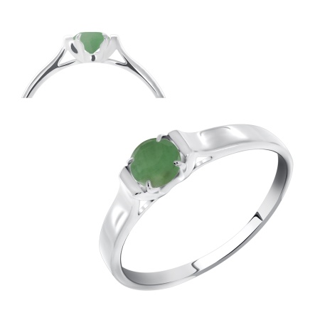 Купить кольцо из серебра с бериллом в интернет-магазине KRASNOE Купить кольцо из серебра с бериллом в интернет-магазине KRASNOE