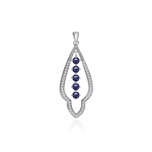 Купить подвески из серебра с наносапфиром