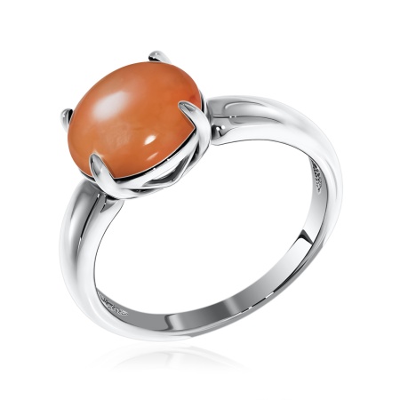 Купить кольцо из серебра с халцедоном в интернет-магазине KRASNOE