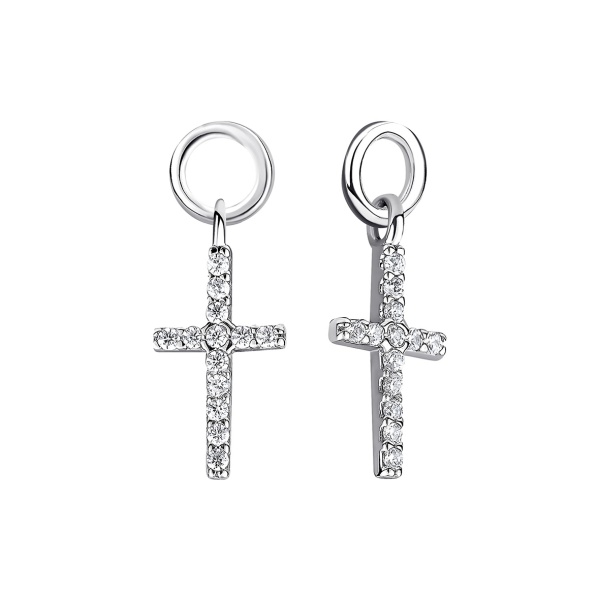 Купить подвеска из серебра с фианитами