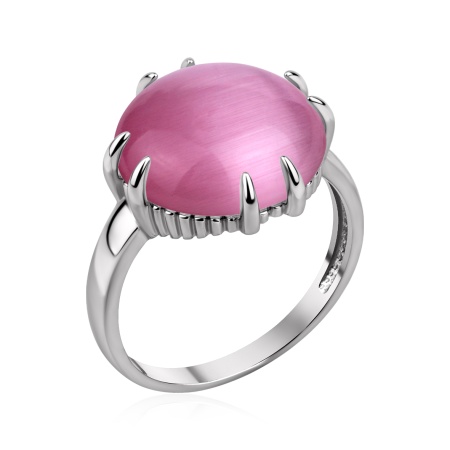 Купить кольцо из серебра с кошачим глазом в интернет-магазине KRASNOE