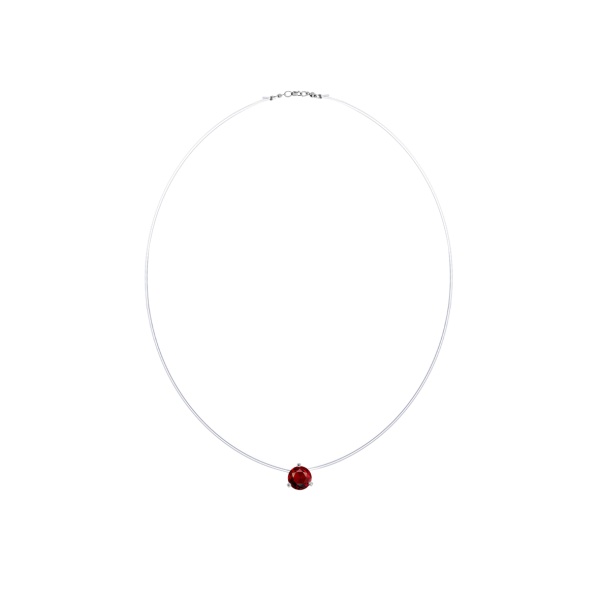 Колье из серебра с фианитом