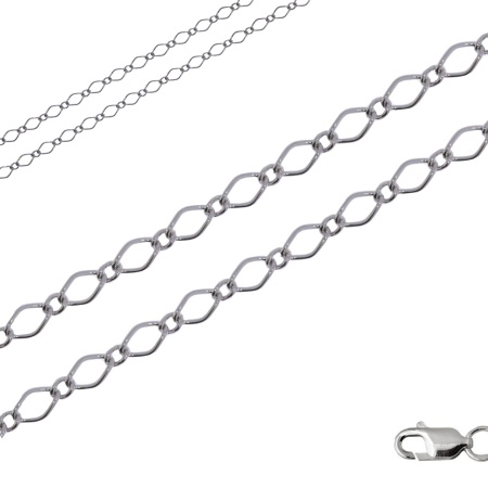 Цепь из серебра без вставок