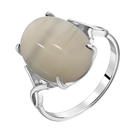 Купить кольцо из серебра с агатом в интернет-магазине KRASNOE