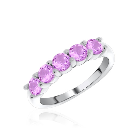 Купить кольцо из серебра с аметист в интернет-магазине KRASNOE