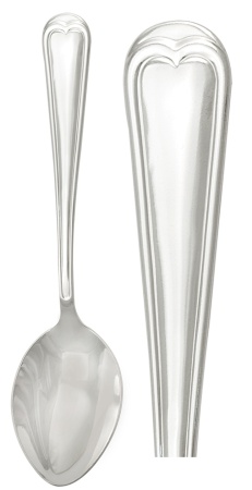 Ложка столовая из серебра без вставок