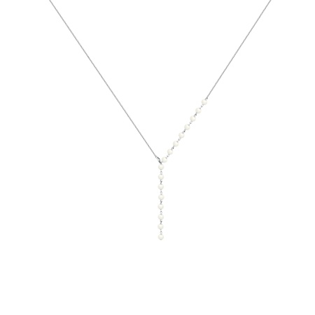 Колье из серебра с жемчугом 8340246211