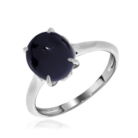 Купить кольцо из серебра с агатом в интернет-магазине KRASNOE